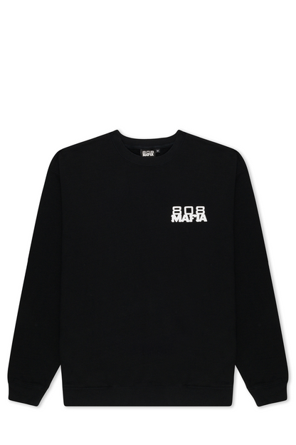 808 Mafia Crewneck — Black