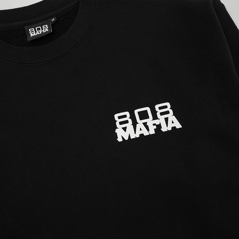 808 Mafia Crewneck — Black